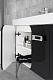 Водолей Мебель для ванной "Астрид 120" черная, с одним ящиком – картинка-25